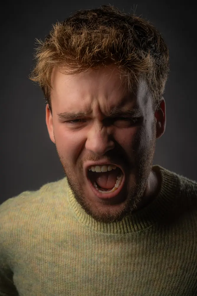 Retrato de actor en estudio