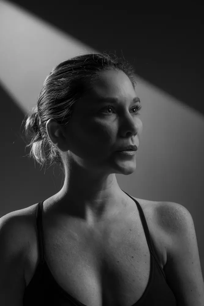 Pilates en blanco y negro
