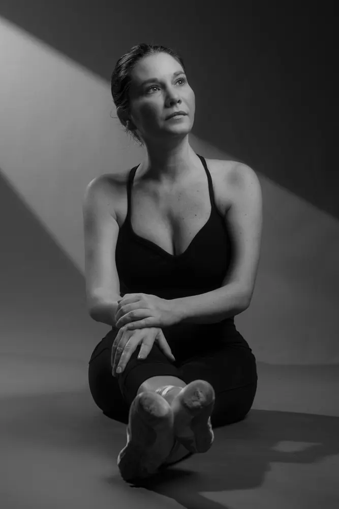 Pilates en blanco y negro